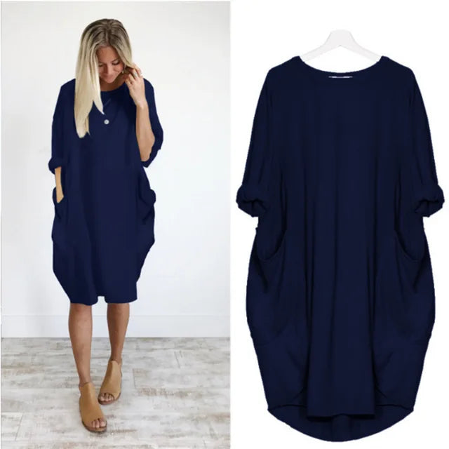 Amanda - Comfortable Tummy Covering Dress