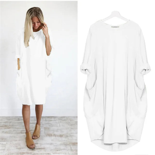 Amanda - Comfortable Tummy Covering Dress