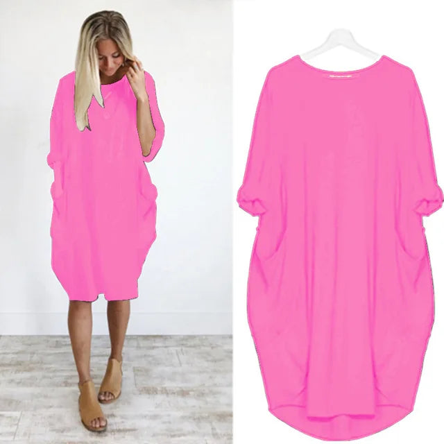 Amanda - Comfortable Tummy Covering Dress