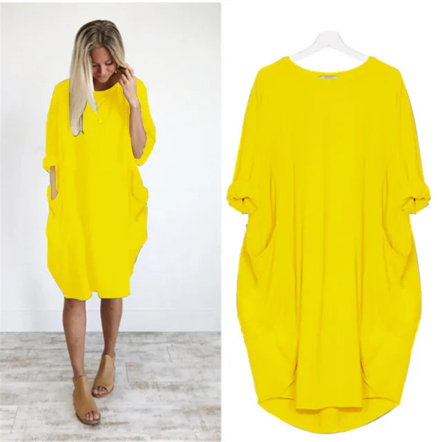 Amanda - Comfortable Tummy Covering Dress
