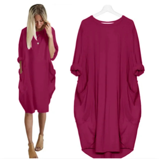 Amanda - Comfortable Tummy Covering Dress