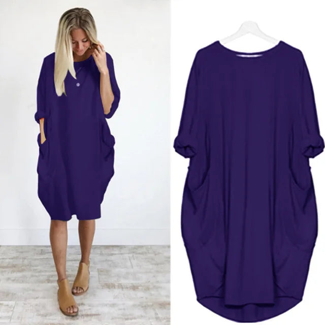 Amanda - Comfortable Tummy Covering Dress