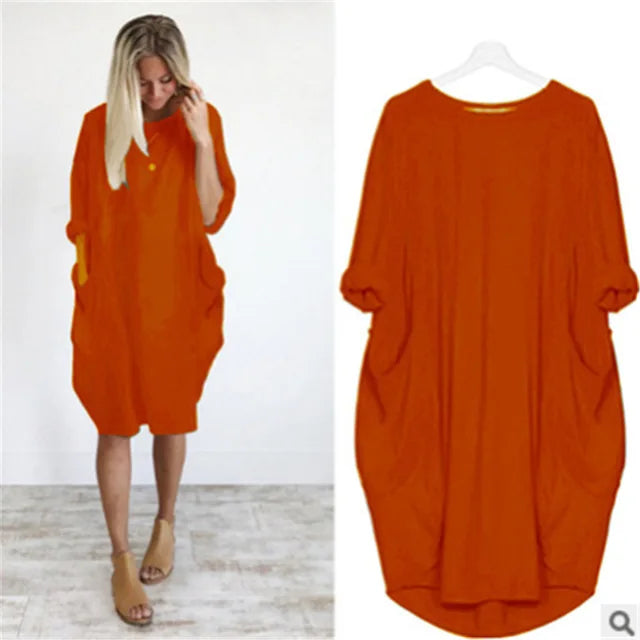 Amanda - Comfortable Tummy Covering Dress