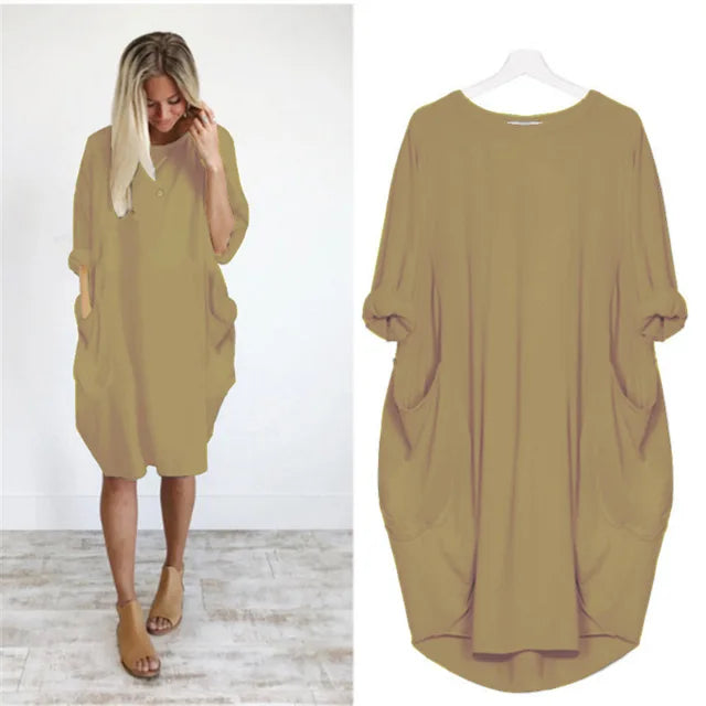 Amanda - Comfortable Tummy Covering Dress