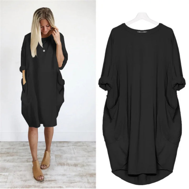 Amanda - Comfortable Tummy Covering Dress