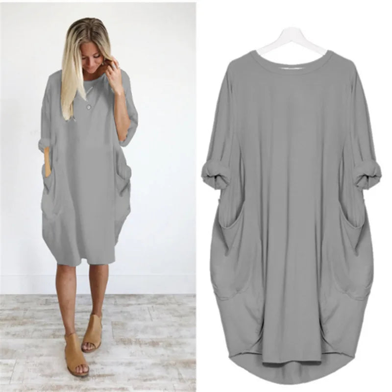 Amanda - Comfortable Tummy Covering Dress