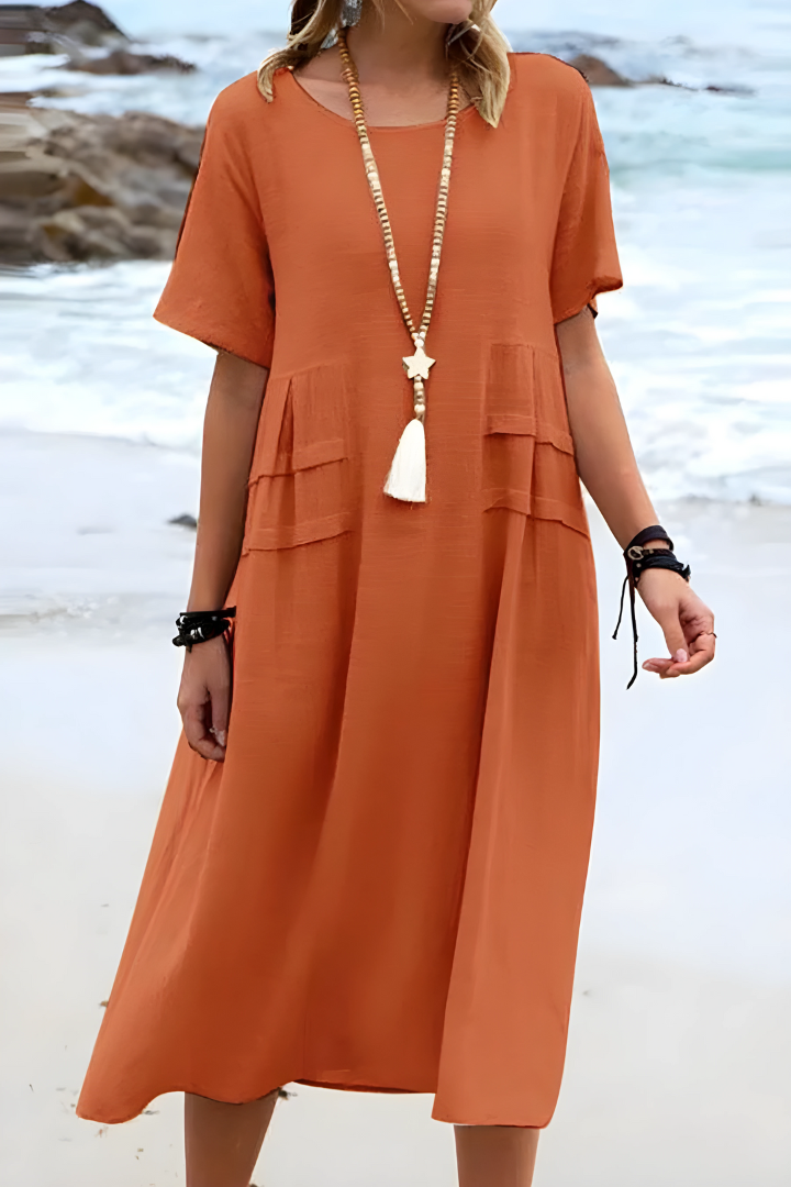 TAYLOR - Comfortable Flared Waist Dress